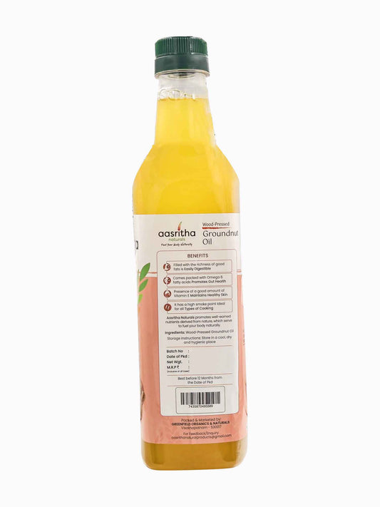 Wood Pressed Groundnut Oil