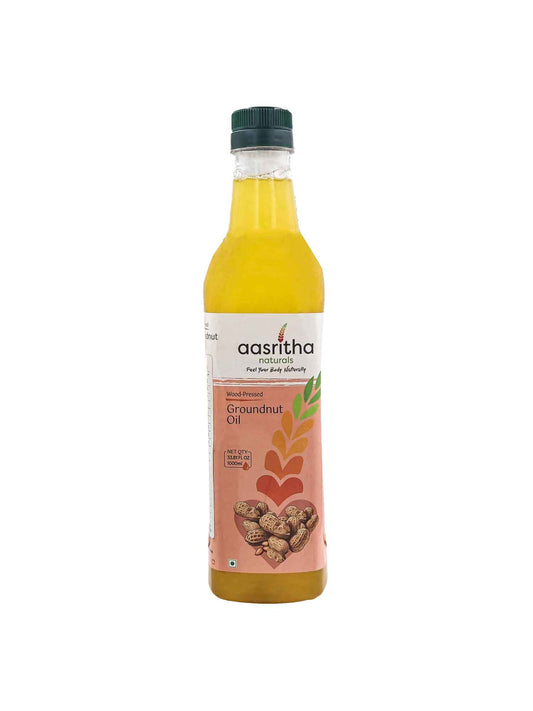 Wood Pressed Groundnut Oil