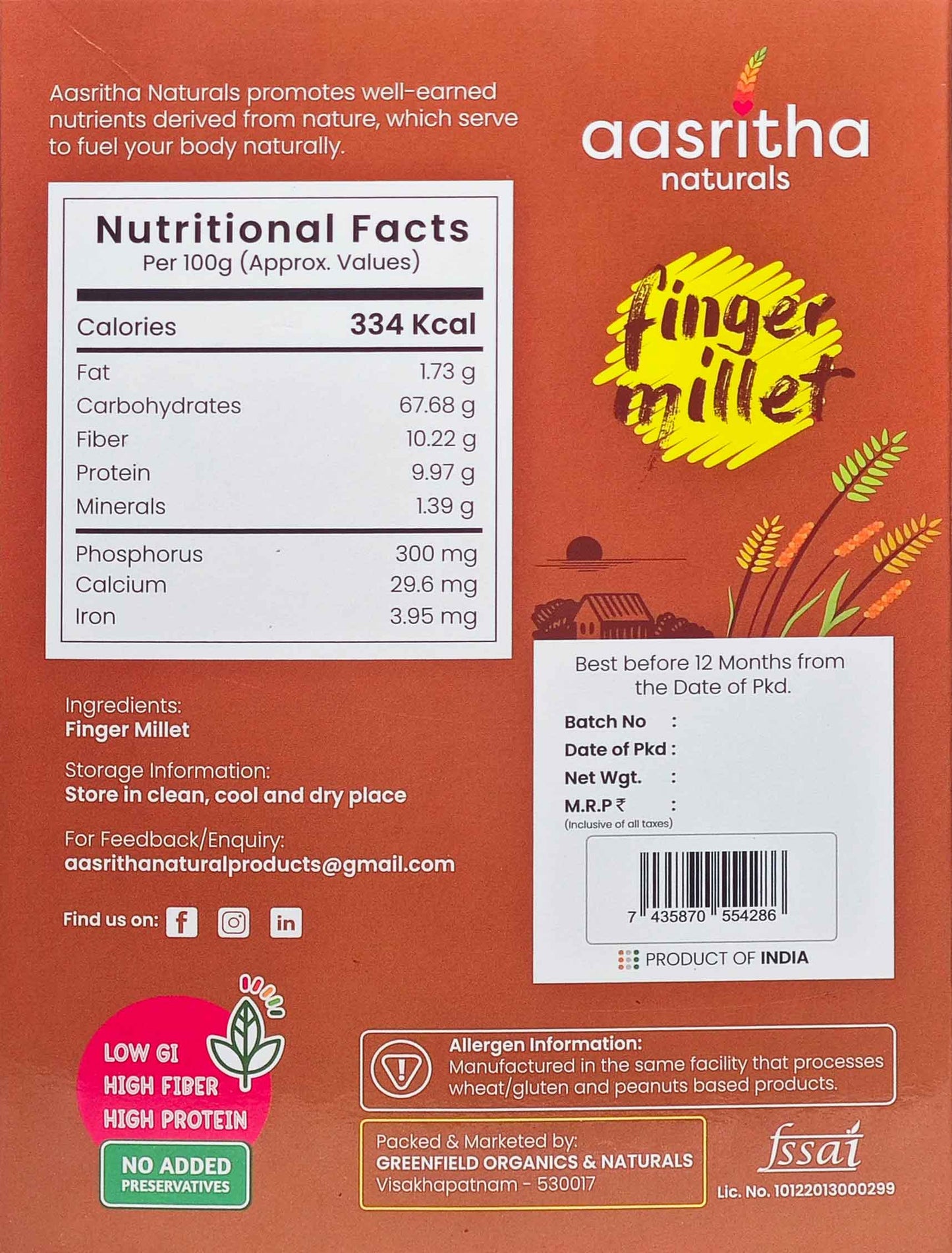 Finger Millet (Ragulu)