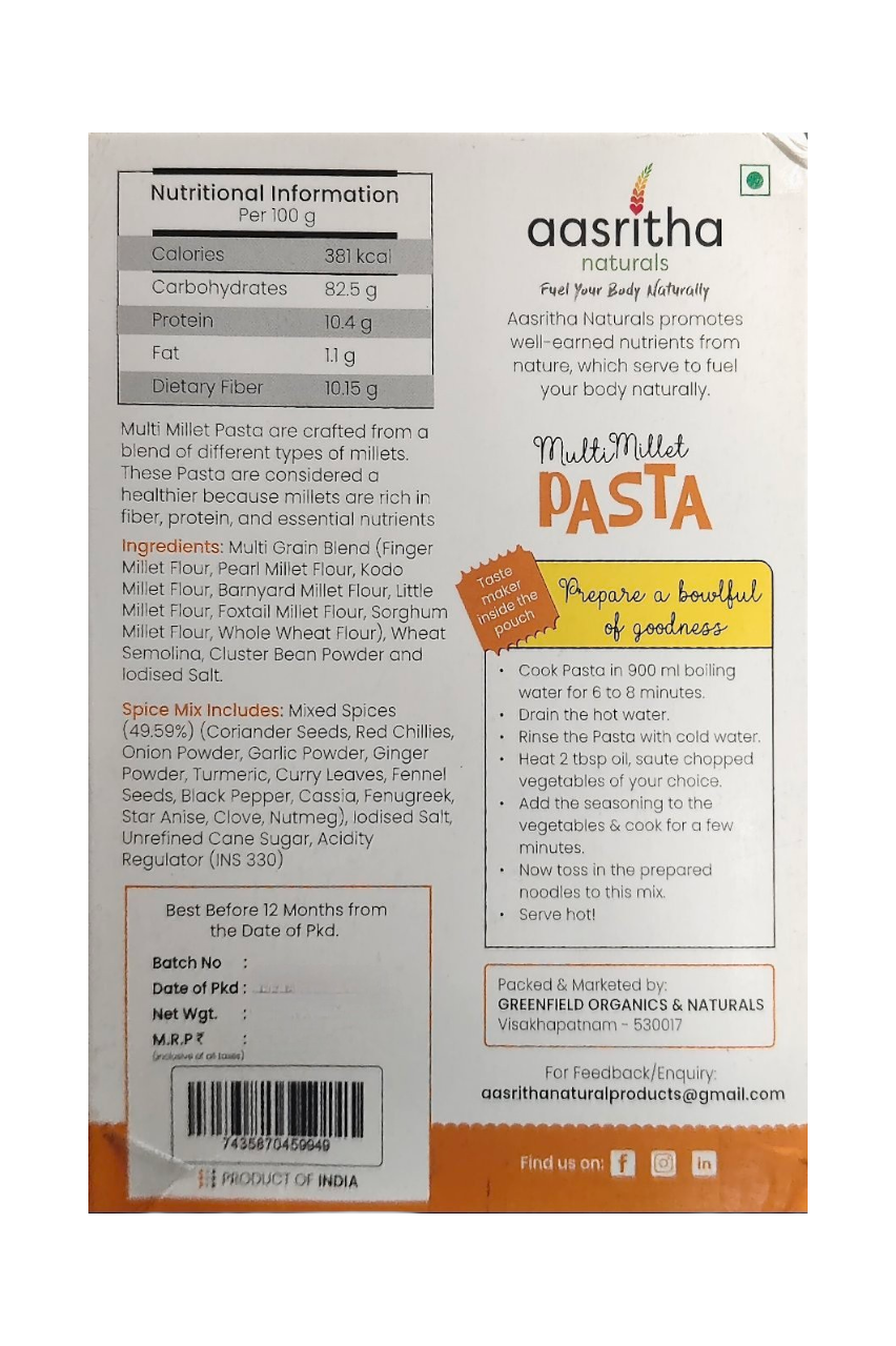 Multi Millet Pasta