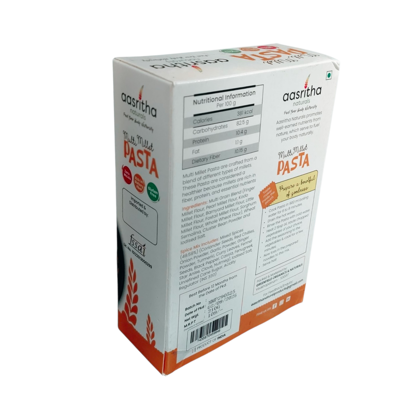 Multi Millet Pasta