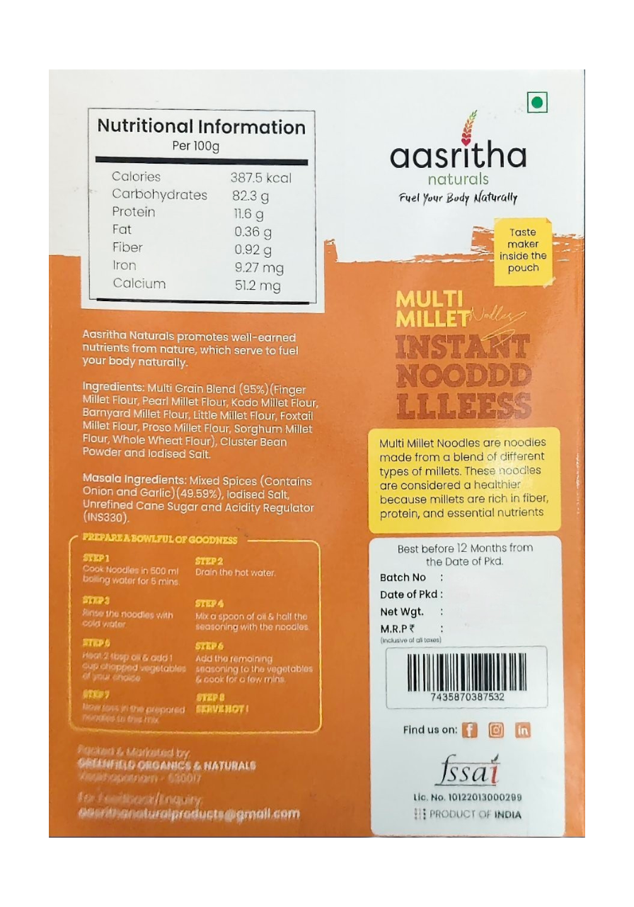 Multi Millet Noodles