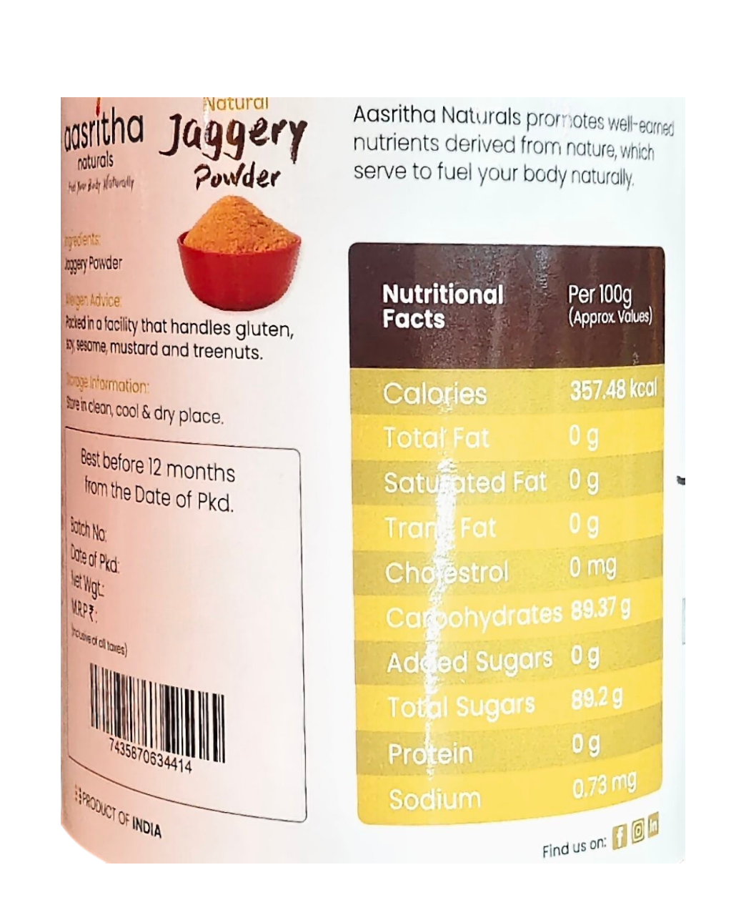 Natural Jaggery Powder