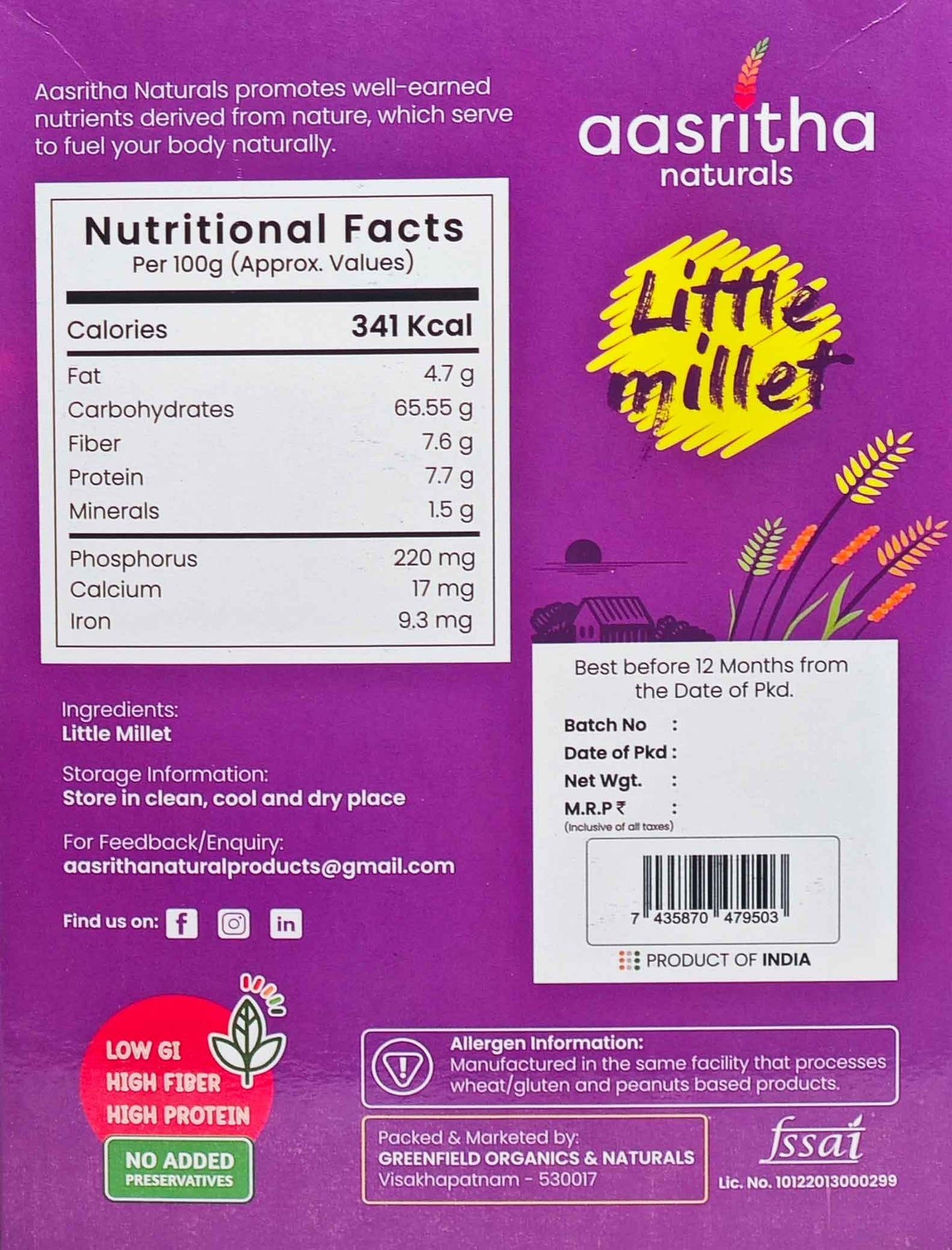 Little Millet (Samalu)
