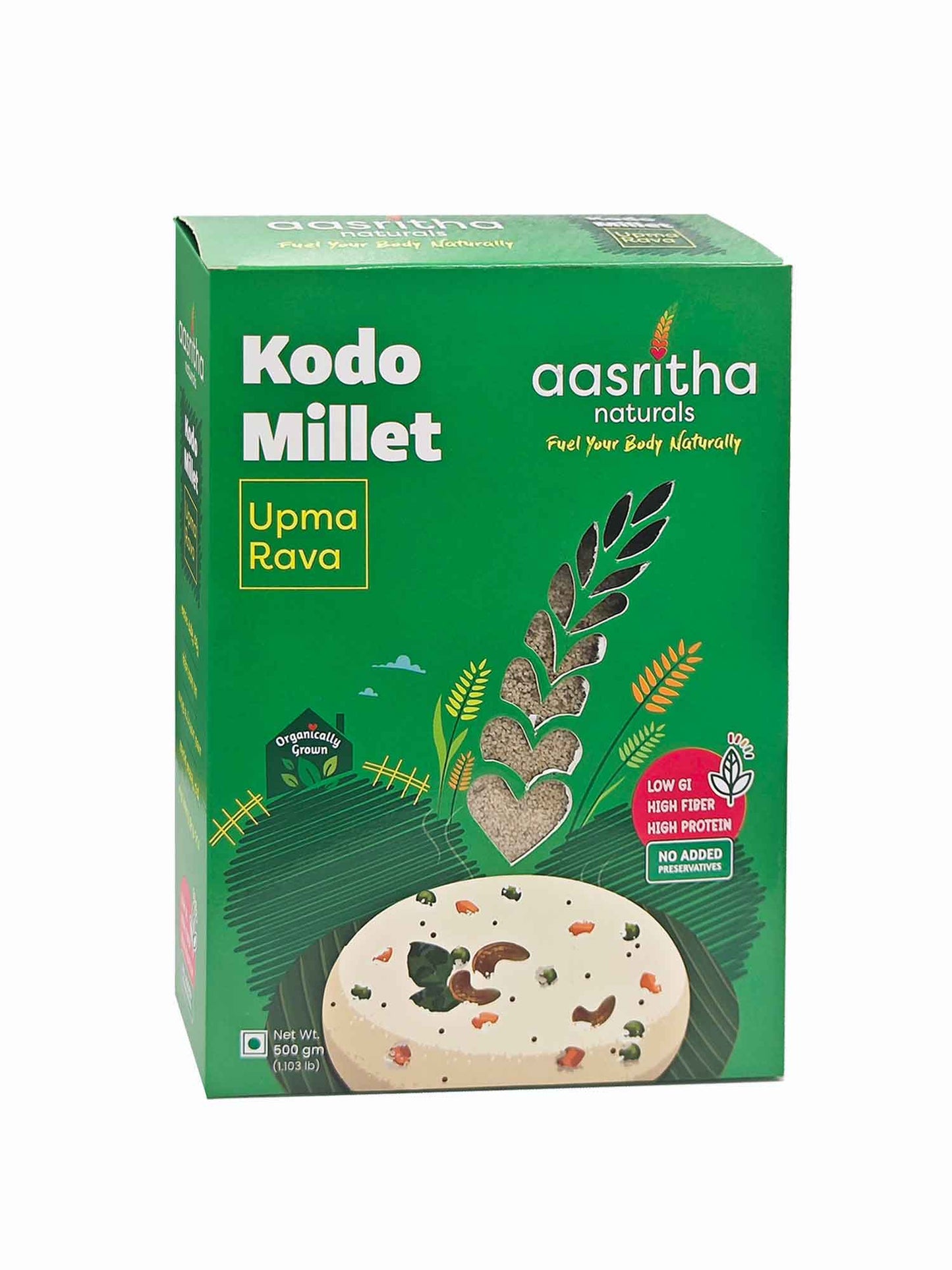 Kodo Millet Upma Rava (Arikelu)