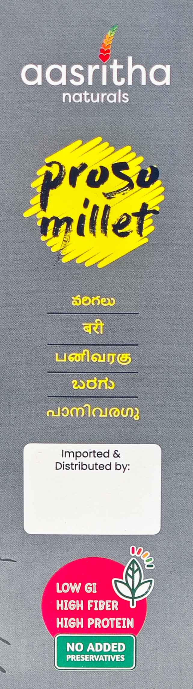 Proso Millet (Varigalu)